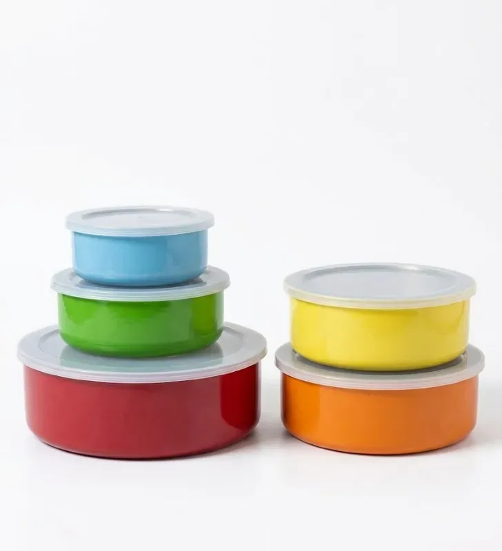 Set de Recipientes Acero Inoxidable 5 Pzas Capri B32 | Cuisine Spot