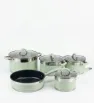 Batería de Cocina Acero Inoxidable Novak 10 Pzas | Cuisine Spot