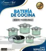 Batería de Cocina Acero Inoxidable Novak 10 Pzas | Cuisine Spot