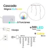 Serie Cascada 300 LED Multicolor 6m Cable Blanco L562368 | Navicolors