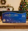 Serie Cascada 400 LED Blanca Fría Cable Transparente L554426 | Navicolors