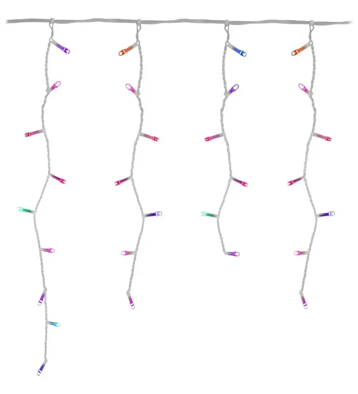 Serie Cascada 400 LED Multicolor 8m Cable Transparente L554427 | Navicolors