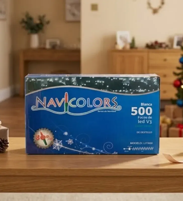 Serie 500 LED V3 Blanca Frío Cable Verde 9m Destello L573069 | Navicolors
