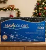 Serie Cascada 500 LED Luz Cálida 10m Cable Transparente L562402 | Navicolors