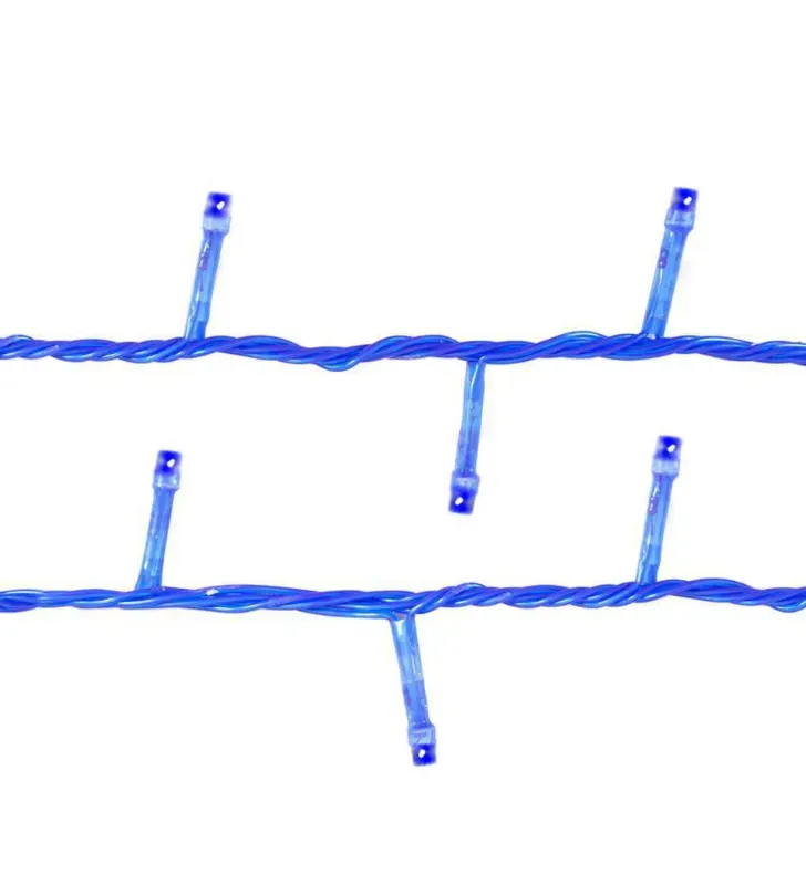Serie Cascada 500 LED Luz Azul 10m Cable Azul L554431 | Navicolors