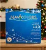 Serie 140 LED Musical Azul/Blanca Cable Transparente L573088 | Navicolors