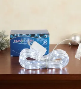 Listón Navideño con 50 Micro LED 5.5m para Moños L573143 | Navicolors