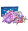 Cortina 400 LED Multicolor con Flash 3x1.5m Cable Transparente L573116 | Navicolors