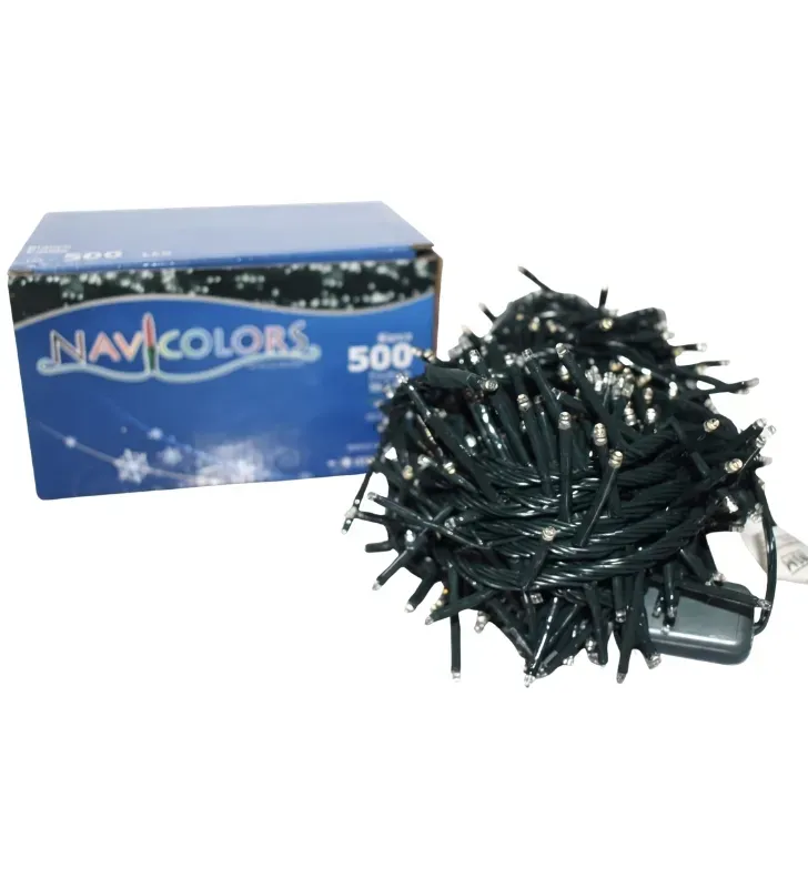 Serie 500 LED V3 Blanca Frío Cable Verde 9m Destello L573069 | Navicolors