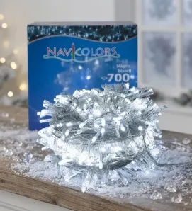 Serie 700 LED Mágica Blanca 31.5m Cable Transparente L562201 | Navicolors