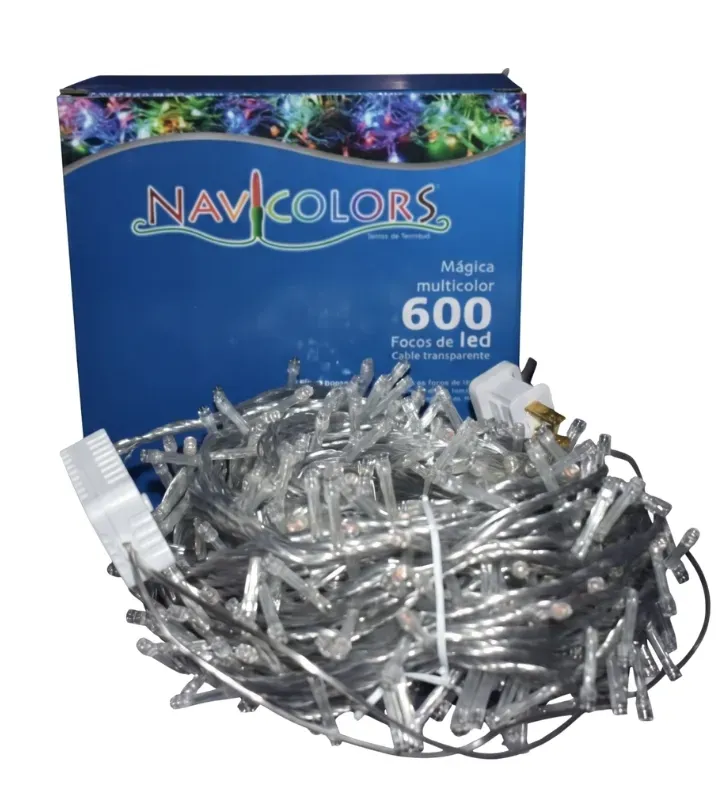 Serie 600 LED Mágica Multicolor 27m Cable Transparente L554488 | Navicolors