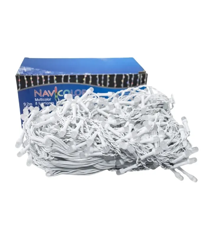 Serie Cascada 300 LED Multicolor 6m Cable Blanco L562368 | Navicolors