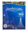 Estrella con Cortina LED Luz Cálida 300 Focos 2.10m L573134 | Navicolors