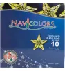Estrella Punta de Árbol Dorada 10 LED Luz Cálida 23cm L573146 | Navicolors