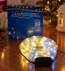 Manguera LED Navideña 10m Luz Blanca/Cálida Transparente L582504 | Navicolors