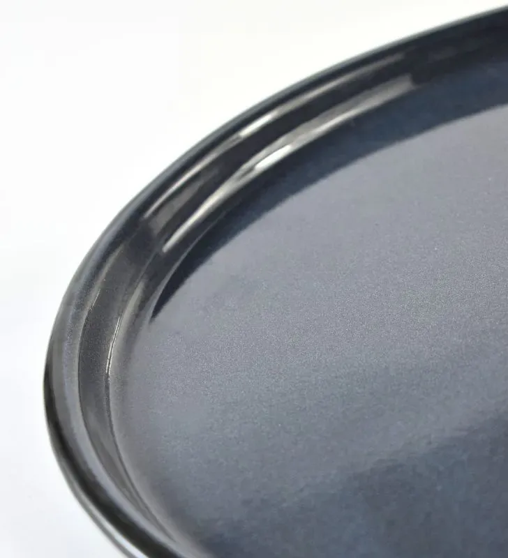 Comal Cinsa 34 cm sin orejas – Acero vitrificado brillante