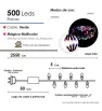 Serie 500 LED Multicolor con Destello Blanco Cable Verde 25m L582424 | Navicolors
