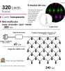 Red 320 LED Multicolor Cable Transparente 2.40m x 2m L582505 | Navicolors