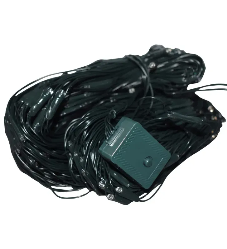 Red 320 LED Multicolor con Destello Cable Verde 2.40m x 2m L582511 | Navicolors