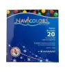 Serie 20 Pelotas de Colores LED Textura Hilo 4m L573144 | Navicolors