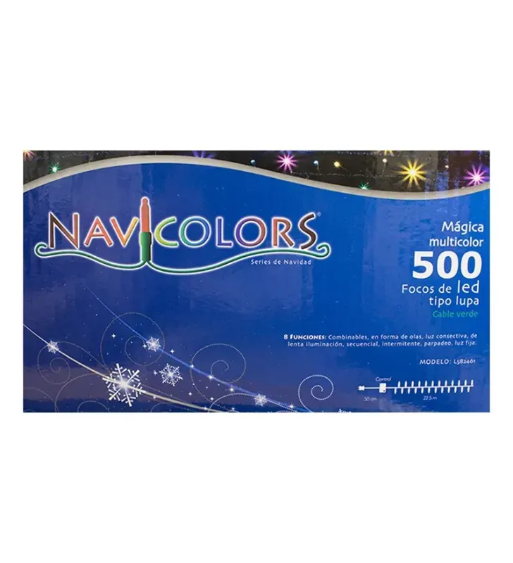 Serie 500 LED Tipo Lupa Multicolor Cable Verde 22.5m L582461 | Navicolors