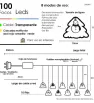 Cascada 100 LED Multicolor Figuras Árbol Navidad 3m L582491 | Navicolors