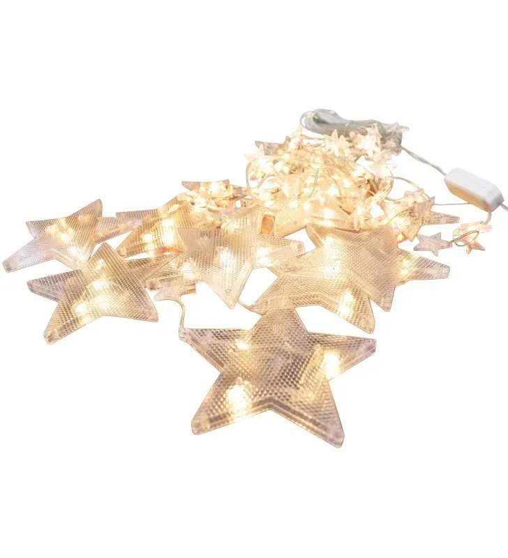 Cascada 150 LED Luz Cálida Estrellas Acrílicas 3m L582492 | Navicolors