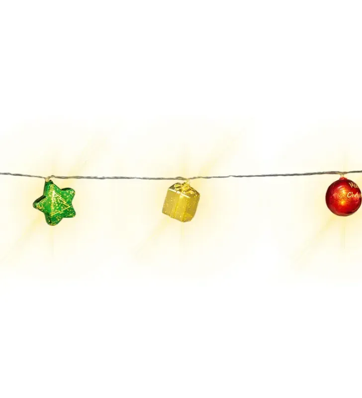 Serie 20 LED Colgantes Navideños Luz Cálida 4m L582478 | Navicolors