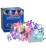 Serie 20 LED Colgantes Multicolor Copo de Nieve 4m L582481 | Navicolors