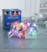 Serie 20 LED Colgantes Multicolor Copo de Nieve 4m L582481 | Navicolors