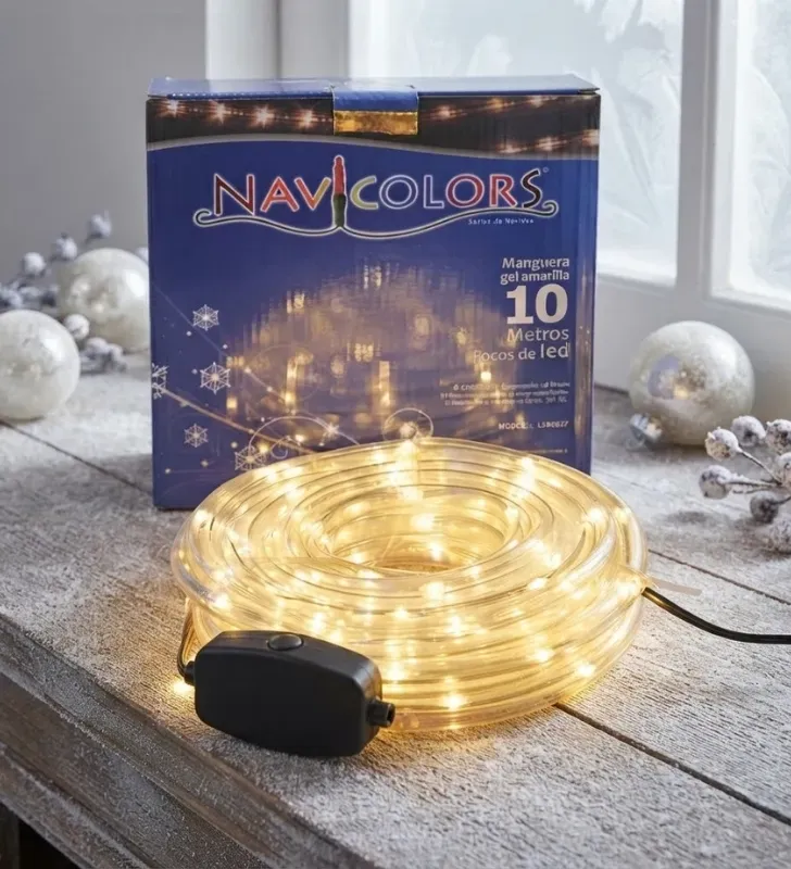 Manguera LED de Gel 10 Metros Luz Amarilla L592827 | Navicolors