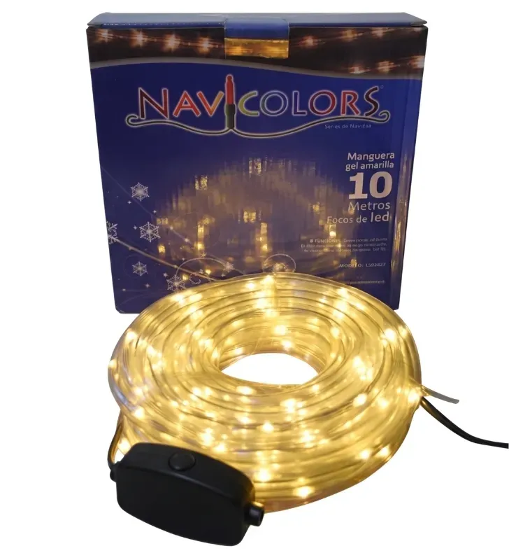Manguera LED de Gel 10 Metros Luz Amarilla L592827 | Navicolors