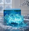 Cascada 300 LED Azul Menta Cable Transparente 6.5m L592858 | Navicolors