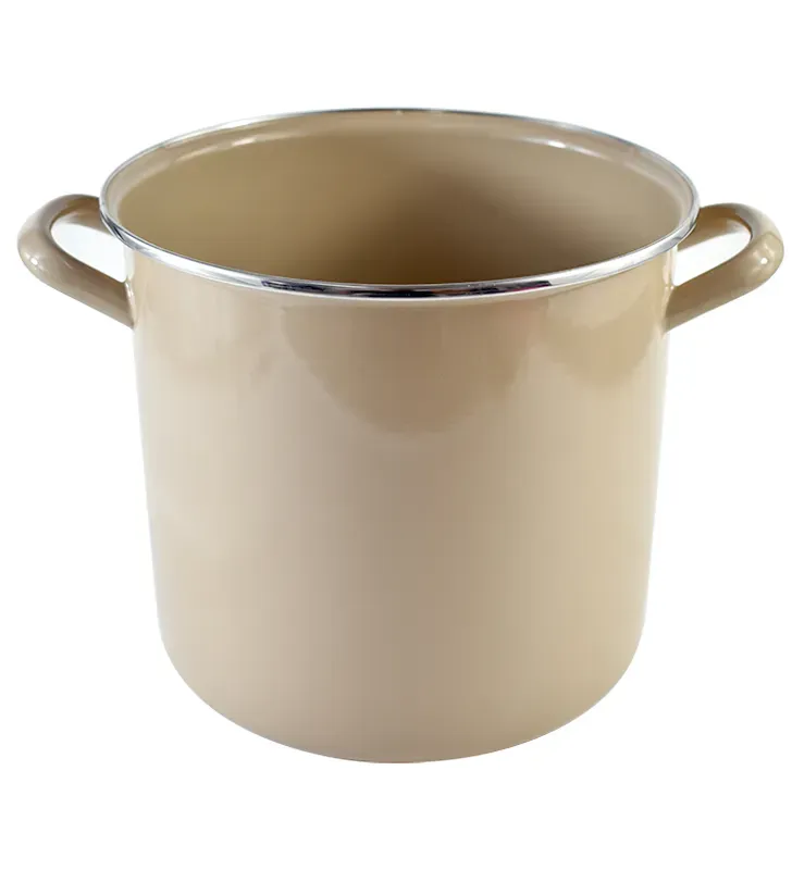 Olla Recta Cinsa 22 cm 7.45 L Beige Peltre sin Tapa