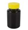Tarro Pastillero de PET Ámbar 150g R-38 de Seguridad – Plastika LT1P003