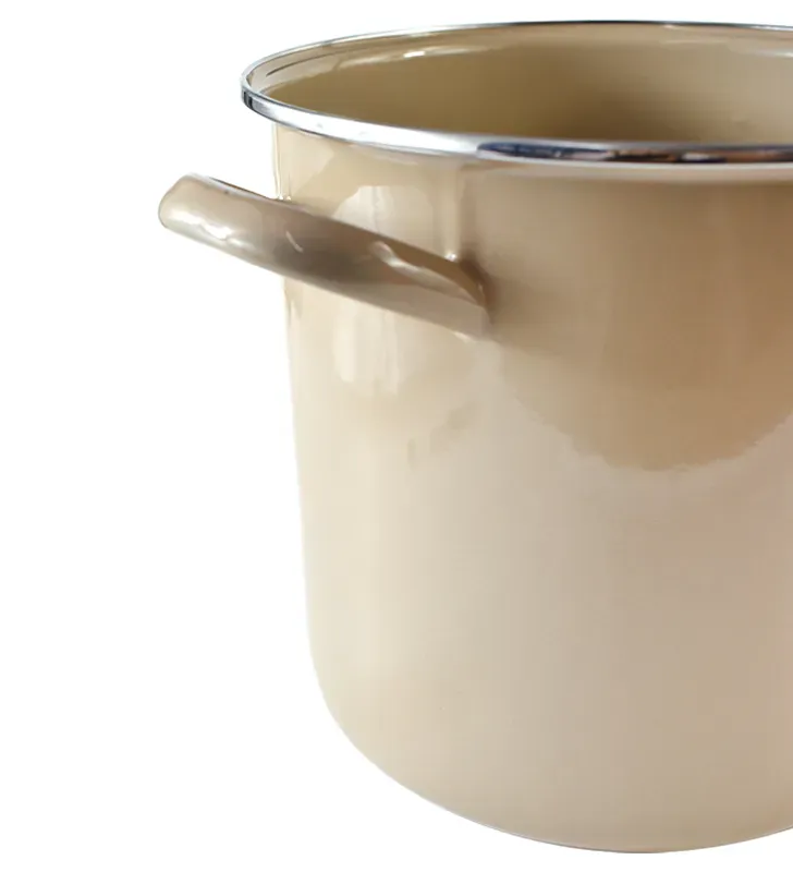 Olla Recta Cinsa 22 cm 7.45 L Beige Peltre sin Tapa