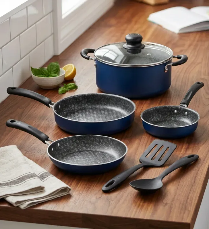 Batería de Cocina 7 Piezas Tramontina Simple Cooking 27899/576 | Tramontina