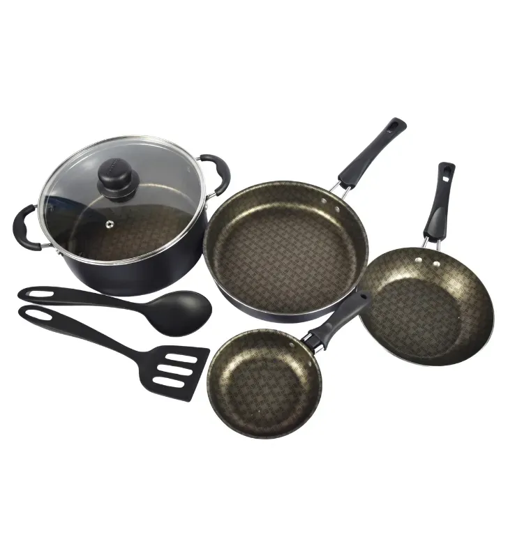 Batería de Cocina 7 Piezas Tramontina Simple Cooking 27899/576 | Tramontina