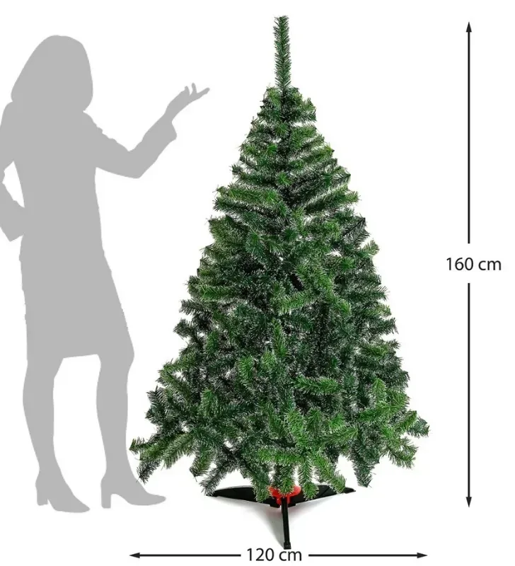 Pino Navideño Monarca Nevado 160 cm 32550 | Naviplastic