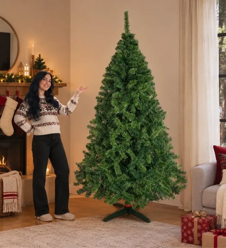 Pino Navideño Monarca Nevado 220 cm 32570 | Naviplastic