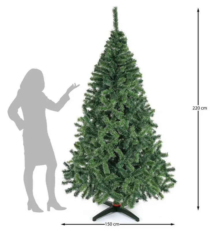 Pino Navideño Monarca Nevado 220 cm 32570 | Naviplastic