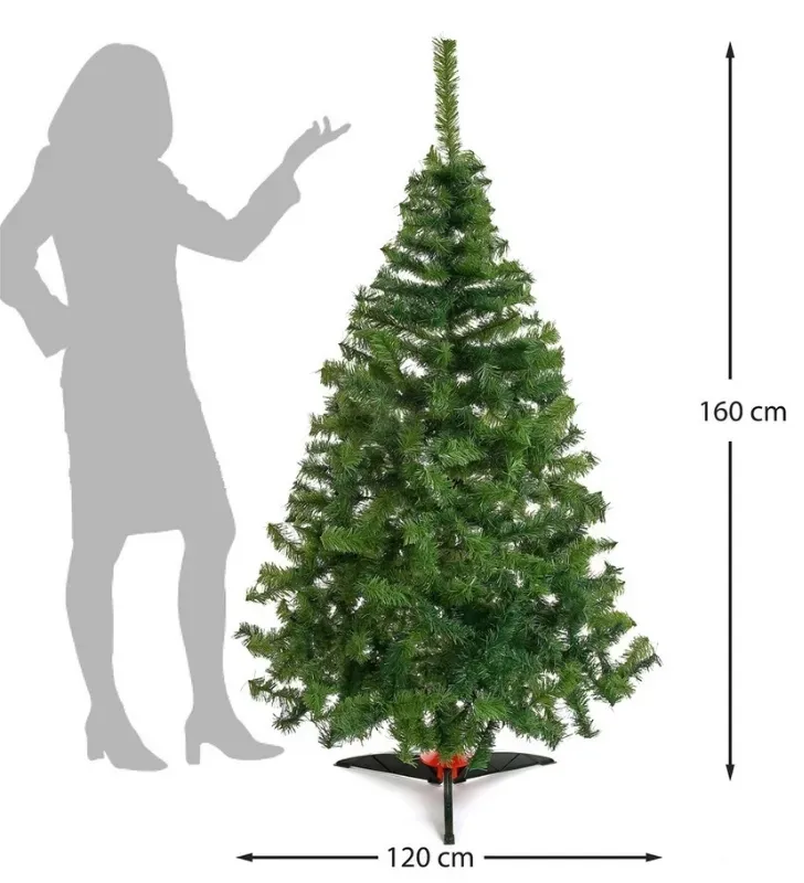 Pino Navideño Monarca Verde 160 cm 32450 | Naviplastic