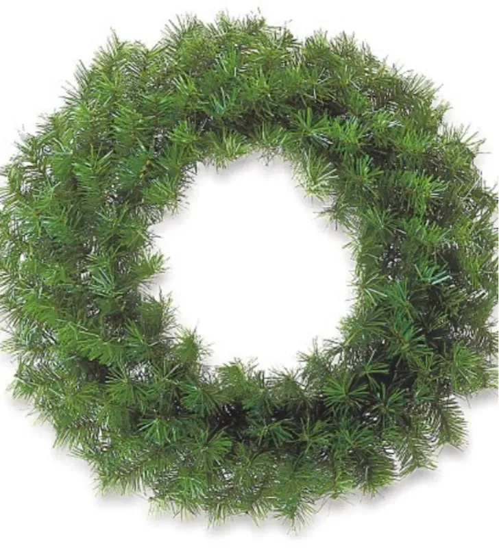 Corona Navideña Monarca Lujo Doble 50cm 6212 | Naviplastic