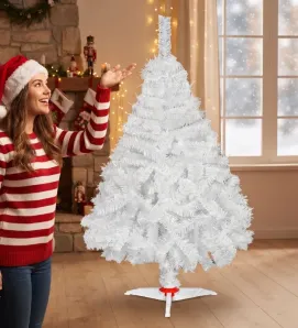 Árbol de Navidad Blanco Monarca de Lujo 1.30 m Naviplastic 32640