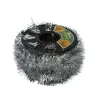 Rollo Escarcha Doble No. 100 Plata 20 m Naviplastic 511802