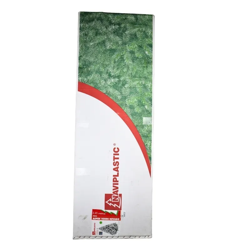 Pino Navideño Aspen Verde Nevado 2.20 m Naviplastic 33370