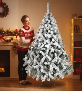 Pino Navideño Aspen Verde Nevado 2.20 m Naviplastic 33370