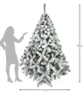 Pino Navideño Aspen Verde Nevado 2.20 m Naviplastic 33370