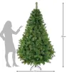Pino Navideño Verde California No. 7 2.20 m Naviplastic 31270