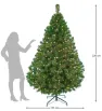 Pino Navideño California Verde con Luces 2.20 m Naviplastic 31279